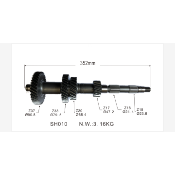 JAPANESE CARS 4JA1 MANUAL GEARBOX PARTS COUNTER SHAFT 8-94435143-1 FOR ISUZU TFR54 TFR55